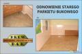 Renowacja starego parkietu (cyklinowanie) drew-dar